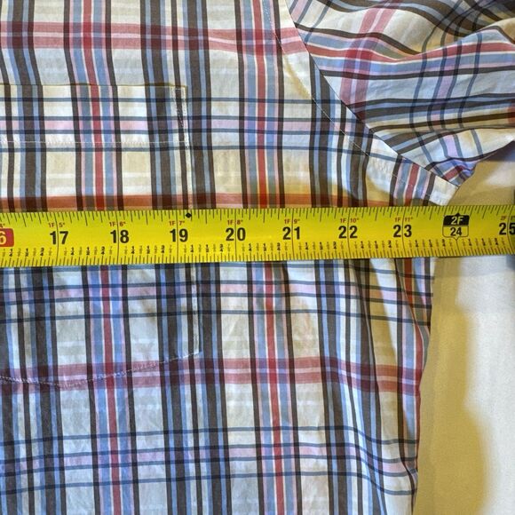 MAKER & COMPANY Mens Shirt Colorful Plaid Button Down Collar Cotton Casual L - Picture 10 of 13